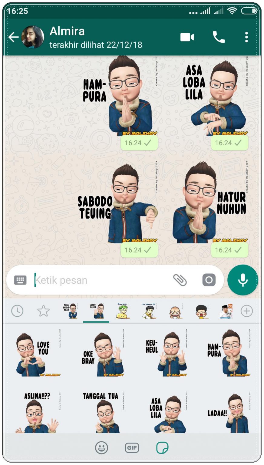 15 Aplikasi  Stiker WA  Bergerak Lucu  Bisa Pakai Foto Sendiri