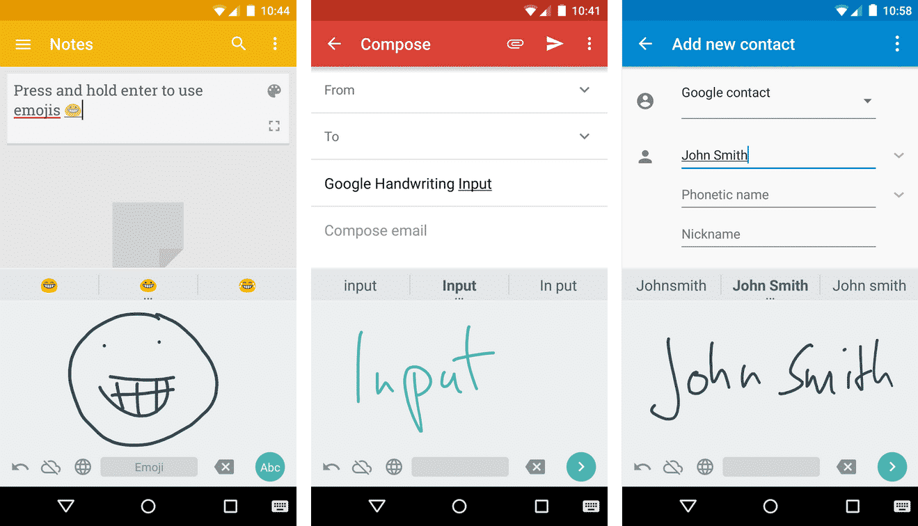 Google-Handwriting-Input