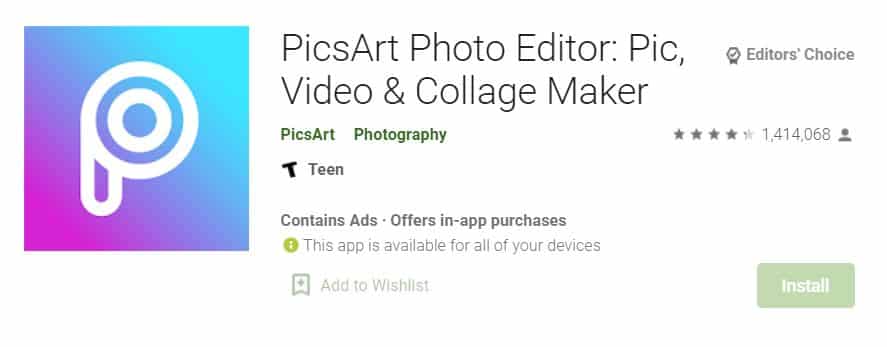 Unduh-dahulu-aplikasi-PicsArt-yang-ada-di-Play-Store